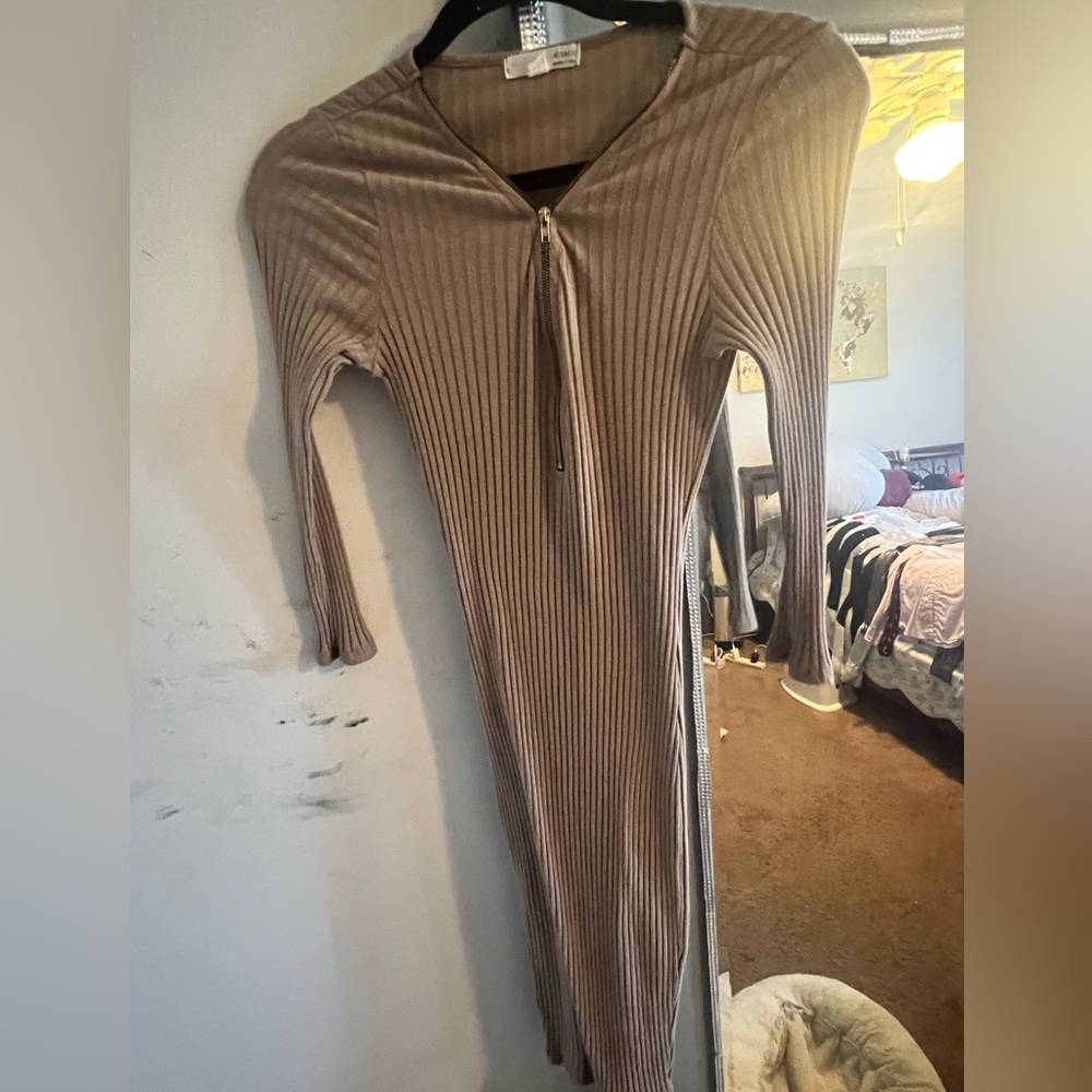 Knit midi dress